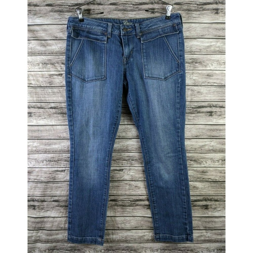 Old Navy Diva Faded Flap Pocket Skinny Jeans